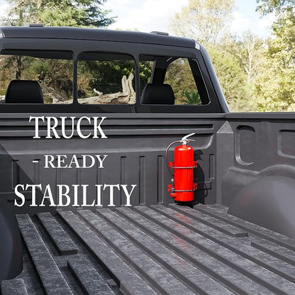 Premium Fire Extinguisher Mount Bracket - Supports up to 10 lbs, Heavy-Duty & Easy Installation - Ideal for Home, Truck, RV, Boat, Marine & Commercial Use - Secure & Durable Holder