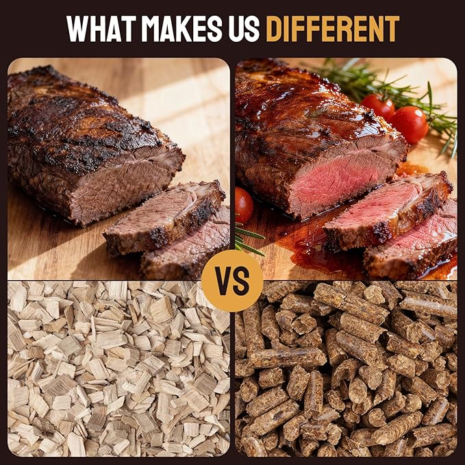 Harmos 4 Wood Pellets: Premium Hardwood pellets for SEA Tropical BBQ/Smokers, 2 Sealed Packs
