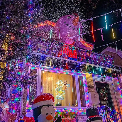 170ft 500 LED Christmas Lights, 3 in 1 Color Changing Christms Tree Lights | 11 Modes and Remote for Outdoor Indoor Decor Christms Light(Warm White & Multicolor & Combination) (170FT)