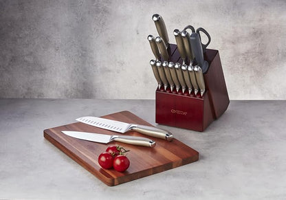 Oneida Preferred Stainless Steel Kitchen Cutlery Set – 18 Piece Complete Knife Set for Home & Professional Use