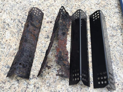 Set of 5 Flame Tamers for Nexgrill 720-0896, 720-0882A, 720-0896B, 720-0783E Grill Replacement Parts, Heat Plate Shields Replacement for Grill Master 720-0737, 720-0697, Nexgrill 720-0925, 720-0896C