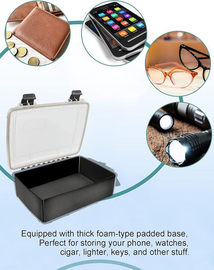 Avlcoaky Waterproof Box Dry Box Waterproof Containers Watertight Storage Box Dry Box Waterproof for Boat Kayak Dry Storage Box
