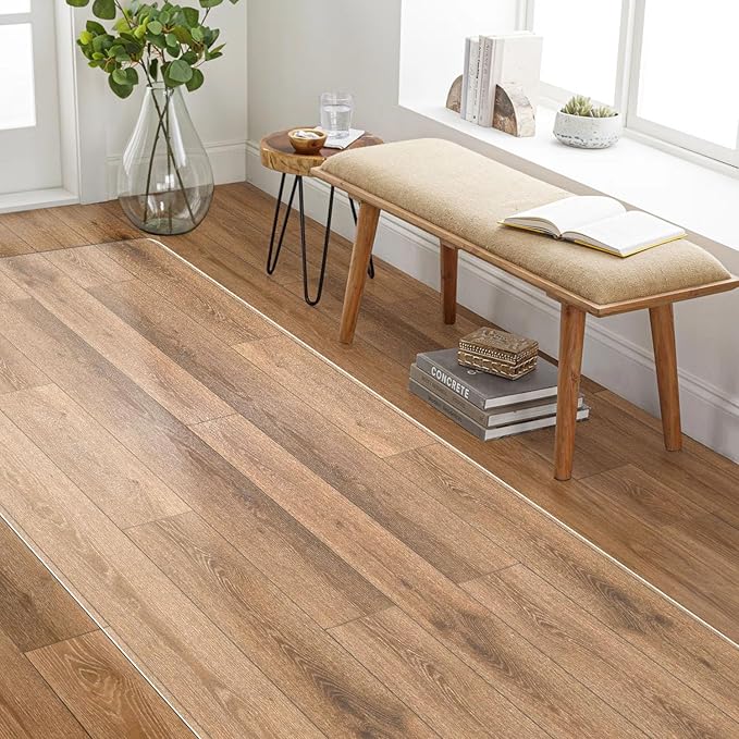 SALLOUS Runner Rug for Hallway, 3x10ft Plastic Floor Mat for Kitchen Entryway, Non-Slip Waterproof Runner Rug for Porch, Laundry, Vinyl Floor Protector Cover for Indoor & Outdoor (Clear)