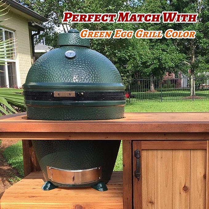 BBQ Ceramic Feet Shoes For Big Green Color Egg,Dracarys Grill Shoes Green Grill Egg Base Feet Accessories Used to Place Grill on A Combustible Material Built-in Application(not for Mini-Max)-set of 4