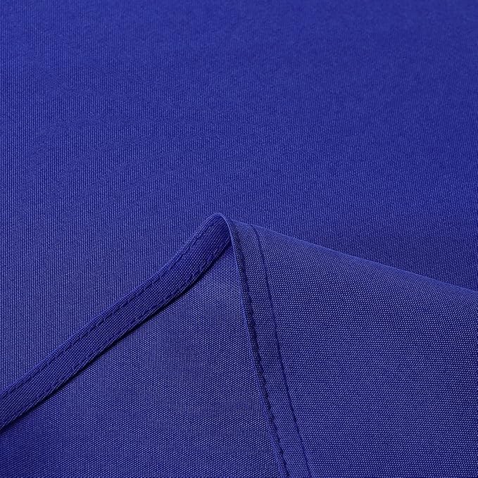 sancua Rectangle Tablecloth - 70 x 120 Inch - Stain and Wrinkle Resistant Washable Polyester Table Cloth, Decorative Fabric Table Cover for Dining Tables, Buffet Parties and Camping, Royal Blue