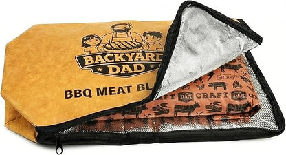 21 in BBQ Blanket for Resting Meat Insulated Leakproof Brisket Resting Bag with Wide Mouth Zipper