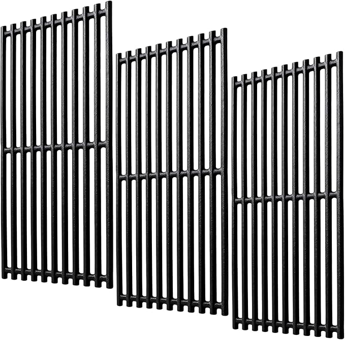 463355220 17" Cast Iron Grill Grates for Charbroil Commercial & Signature Tru-Infrared 3 Burner 463242515 463242516 463243016 463346017, Grill Replacement Part Cooking Grates G466-0025-W1A