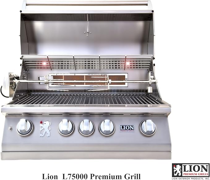 Lion Premium Grills 32" Propane Grill - L75000 - with Made in USA 32" Door/Drawer Combination Package Deal