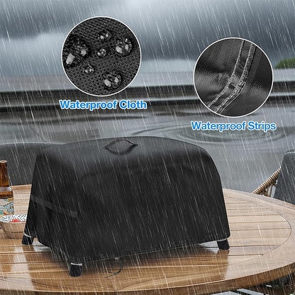 Tabletop Grill Cover for Char Broil Portable 240 Liquid Gas Grill, Waterproof Small Table Top BBQ Cover, Heavy Duty Outdoor