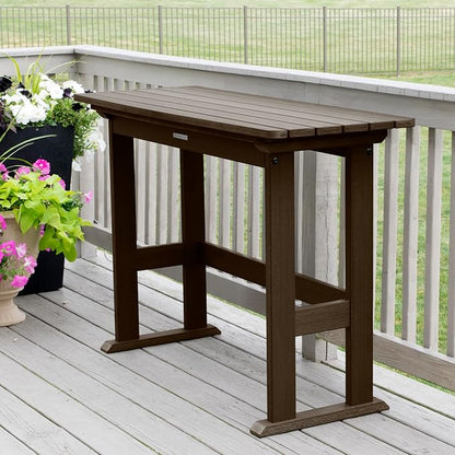 highwood Lehigh 6pc Counter Height Balcony Dining Set, Weathered Acorn