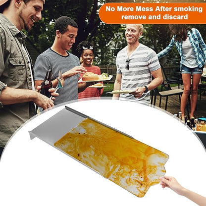 DELSbbq BAC780 Drip Pan for Traeger Pro 780 Series Smoker Grills, BAC780 Heat Baffle Diffuser for Traeger 780 Pro Grill Assossories, Grease Drip Tray for Traeger Grill Accessory