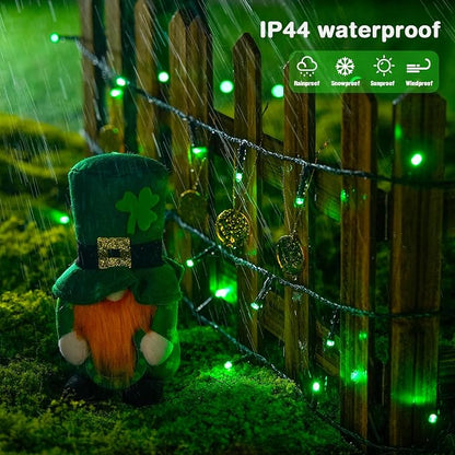 JMEXSUSS 200 LED Halloween Lights Outdoor, 66ft Green String Lights Plug in | Connectable, 8 Modes, Waterproof Green Lights for Halloween Outside Indoor Tree Patio Garden Yard Fence Rail Christmas Decor