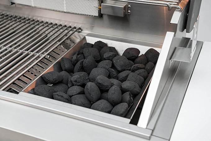 Mont Alpi Stainless Steel Lightweight Charcoal Tray Smoker Basket Holder Pan - Zone Cooking for any MAi805 / MAI400 / MA-957 / MABI805 / MABI400 / Artwood Outdoor Kitchen Island BBQ Gas Grill - MACT