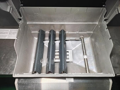 Uniflasy Replacement Flavorizer Bars for Weber Spirit II 300 Weber Spirit 2 Parts Spirit 300 E310 E-310 E-320 S-310 S-320 Front-Control 67046 69787 68843,15.3" Porcelain-Enameled Heat Plates 5 Pack