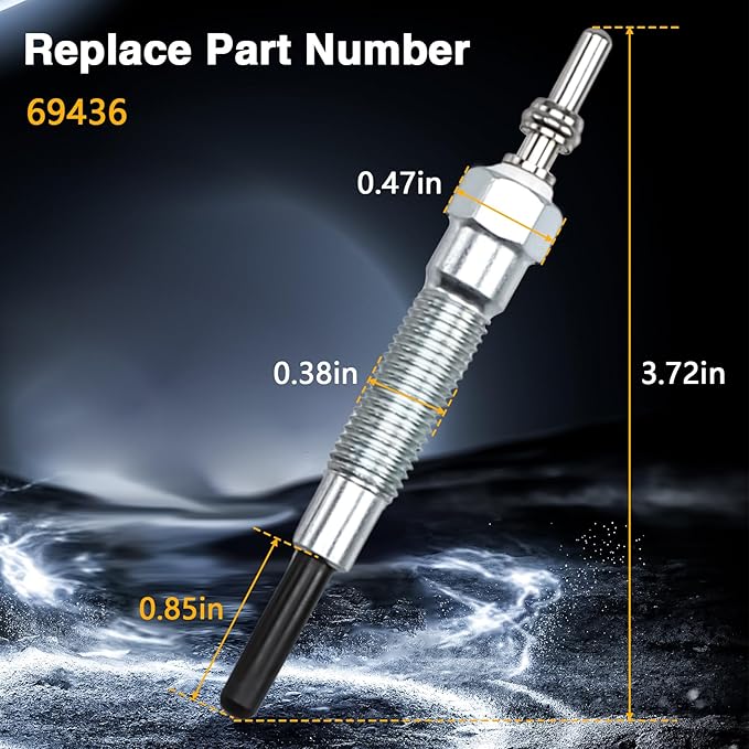2PCS Smoker Igniter Glow Plugs Compatible with Weber SmokeFire EX4/EX6/EPX6 Wood Fired Pellet Grill Replace#: 69436