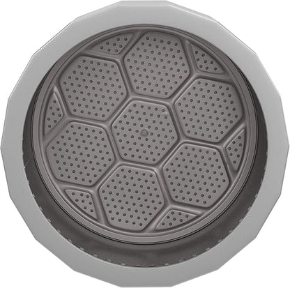 Merrick Lane Aries 27" Smokeless Firepit - Stainless Steel Finish - Wood Burning - Lightweight Portable Design - Waterproof Cover Included - No Assembly Required