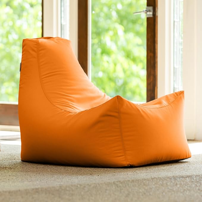 Jaxx Juniper Outdoor Bean Bag, Tangerine Sunbrella