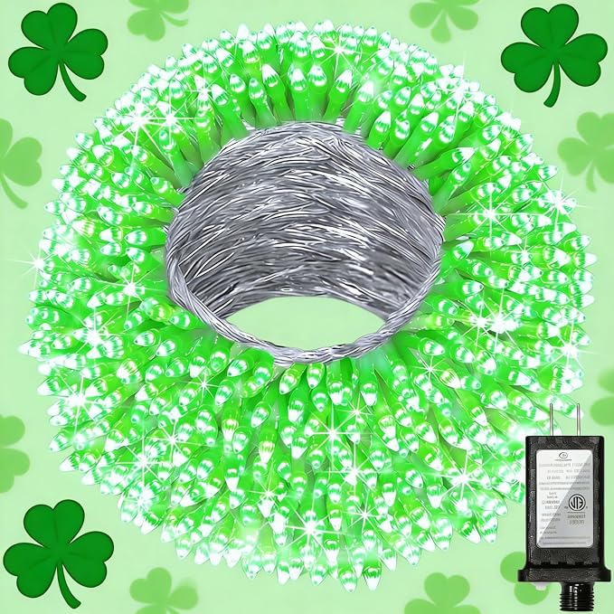 240ft Outdoor Christmas Lights, 750 LED Super Long String Lights 12 Modes & Timer Memory, Dimmable Outsite Waterproof Light Strings for Xmas Tree Garden Wedding Party Holiday Decorations Green