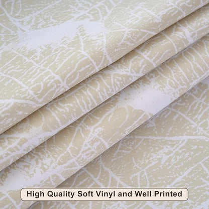 LIBERECOO Heavy Duty Vinyl Tablecloth with Flannel Backing Waterproof Oil-Proof Plastic Table Cloth Stain-Resistant Wipeable Rectangle or Square Table Cover for Indoor and Outdoor 54 x 54 Inch