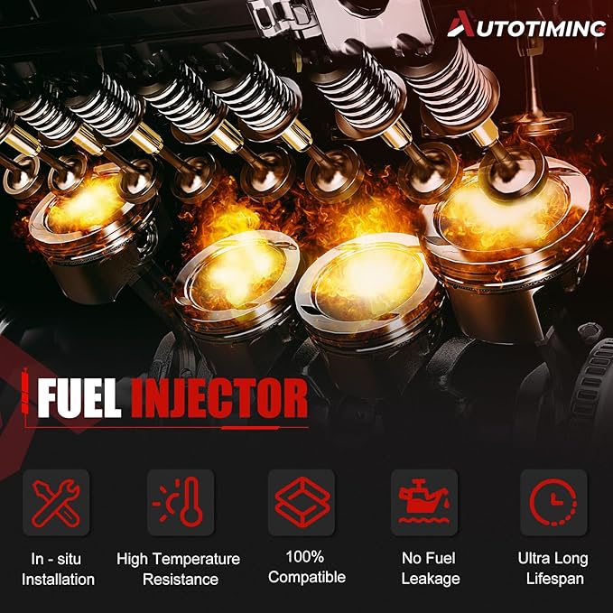 Fuel Injectors Set of 8 Compatible with Dodge Durango 2004-2009 Ram 2004-2008 1500 2500 3500 Fuel Injector Replacement for Chrysler 2007-2008 Aspen 5.7L Replace 53032713AA