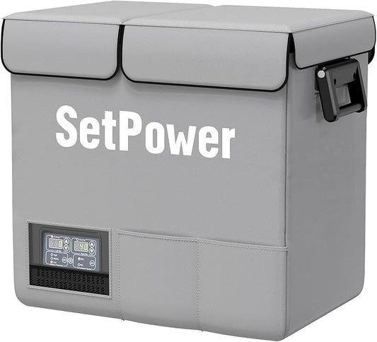 Setpower 55L Insulated Protective Cover for PT55 Car Fridge,12 Volt Portable Car Refrigerator Cover