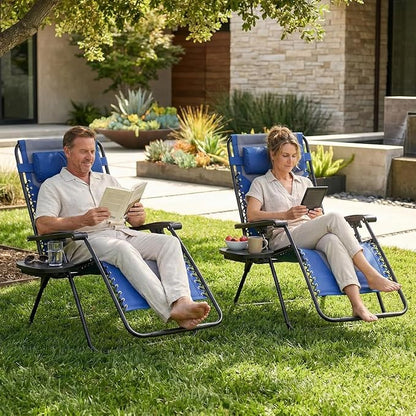 Alpen Zero Gravity Chair, Portable Padded Patio Chairs for Outdoor Camping | Portable Padded Patio Chair with Foldable Design for Camping, Outdoor events, Balconies and Backyard Relaxation.