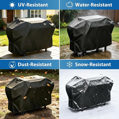 28 Inch Griddle Cover for Blackstone 28" Griddle with Hood & Side Shelves | 600D Heavy Duty Waterproof Flat Top Grill Cover, Replacement for 5483, Fade Resistant with Windproof Buckles