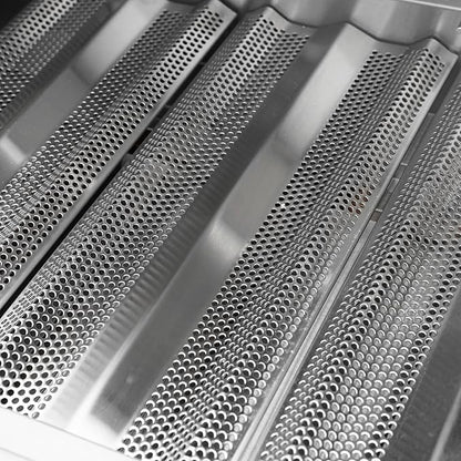 Hygrill STD Series Heavy Duty 3-Burner Built In Grill for Liquid Propane, Stainless Steel Outdoor Kitchen Grill Head, Black