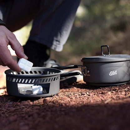 Esbit 1300-Degree Smokeless Solid 14g Fuel Tablets for Backpacking, Camping, and Emergency Prep