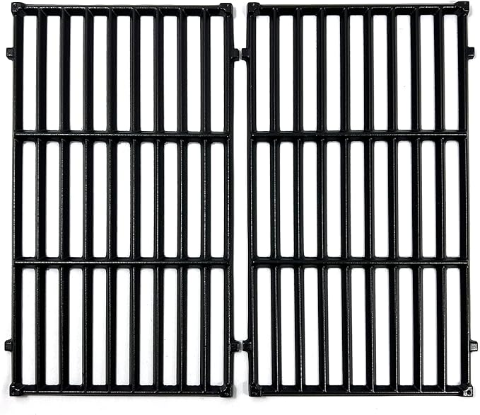 DC131 17.5" 7637 Cast Iron Grill Grates Replacement for Weber Spirit 200 Series, Spirit E-210 S-210, Spirit II 210 Series (2017 and Newer) Gas Grills (with Front-Mounted Control Panels)