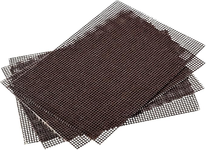 [100 Pack] Grill Cleaning Screens-Griddle Scraping Cleaner Mesh, Removal of Tough Stain on BBQ Grills, Cooktops and Stove Tops for Restaurant, Bars and Home Use