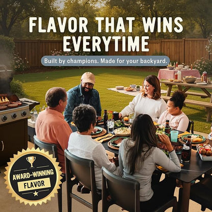 Kosmos Q Smoke House Reserve Blend Injection, BBQ Marinade for Brisket, Beef & More, Smoky Mesquite Flavor, Moisture-Retaining Meat Seasoning for Smoking & Grilling, 16 Oz Jar