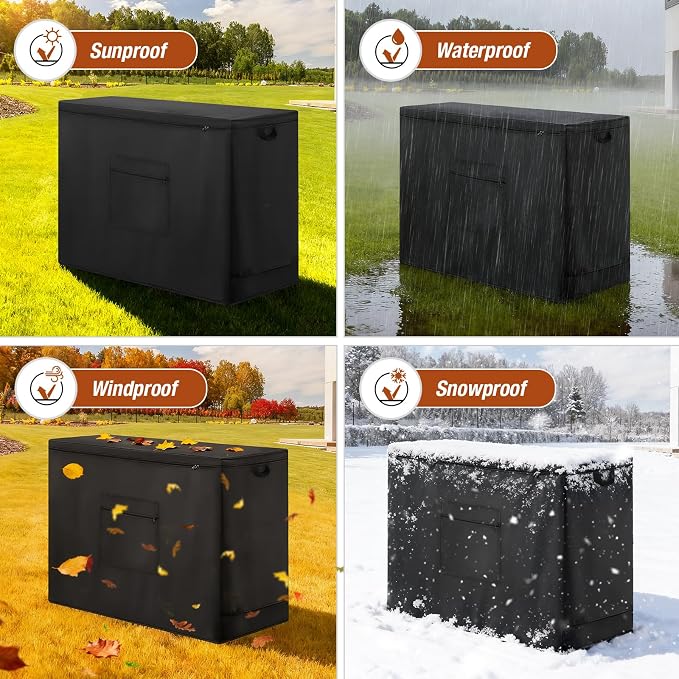 Chest Freezer Cover for Outside, 56x29x36in Waterproof