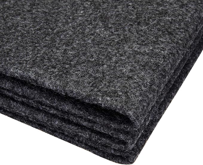 Fasmov 30 x 48 inches Under Grill Mat, Reusable Outdoor Floor Mat, Under Grill Floor Mats to Protect Deck, BBQ Pad for Under BBQ, Absorbent Oil Pad Protector for Decks and Patios