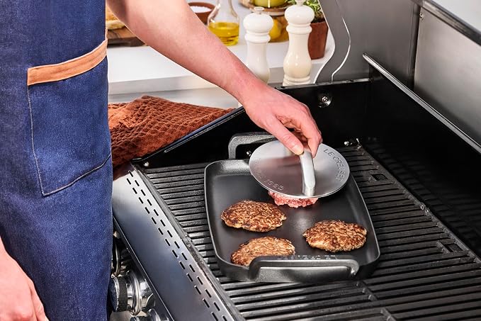 Le Creuset Stainless Steel Grill Press, 7 inch