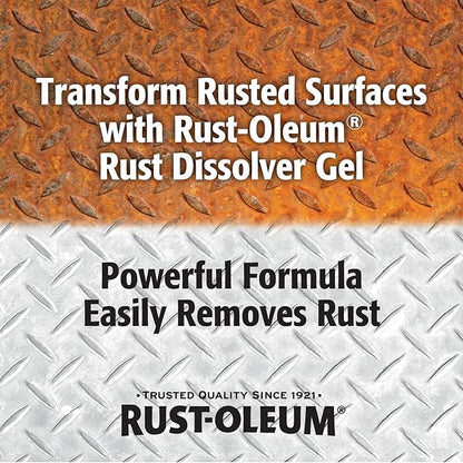 Rust-Oleum Rust Dissolver Trigger Spray Gel | Heavy-Duty Corrosion Remover for Metal Tools, Cars, Bikes, Grills, Bolts, Firearms & More | 32 oz