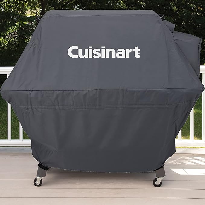 Cuisinart CGWM-081 Clermont Pellet Grill & Smoker Cover, Durable Rip-Resistant Polyester (Cover fits Clermont Pellet Grill)
