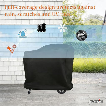 Grill Cover for Recteq RT-B380 Bullseye,Rec Tec RT-B380X Bullseye Deluxe Wood Pellet Grill - Heavy Duty Waterproof Fade Resistant Cover for Rectec Bullseye 380 Grill Accessories