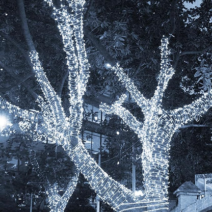 TW SHINE Christmas String Lights, 1000 LED 328FT Christmas Lights Plug in with 8 Modes, Remote Waterproof Lights Outdoor Indoor Decorations for Xmas Party Yard Decor, White