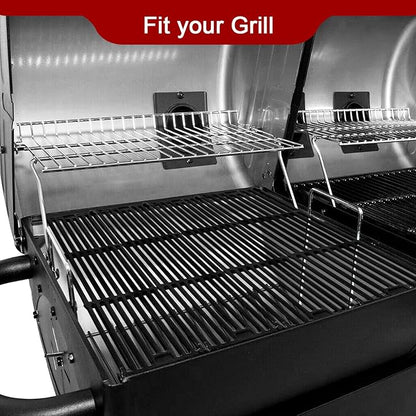 GGC 19 3/4" Grill Grates for Chargriller 3001, 5050, 3008, 3030, 3725, 4000, 5252, King Griller 3008, 5252, 4 PCS Cast Iron Grill Grates Replacement for Char griller Grills