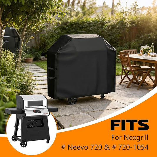 Outdoor Heavy Duty Waterproof Grill Cover for Nexgrill Neevo 720 Propane Gas Digital Smart Grill,BBQ Cover for Nexgrill 5 Burner Grill 720-0888 720-0830 720-0783 54 inch Grill Cover Accessories
