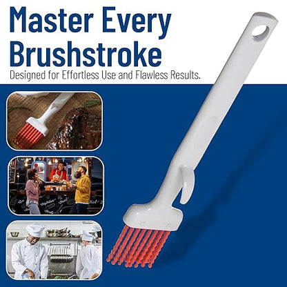 CFS 4040305 Silicone Basting Brush with Hook, 2", Red (Case of 12)