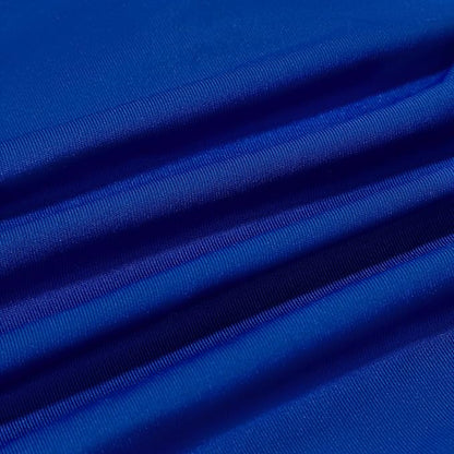 NEWISHER Round Fitted Table Cover Spandex Stretch Tablecloth 60 inch | Elastic Edged Table Cloth, Blue Table Top Cover, Washable Tablecloth for Dining Picnic Patio