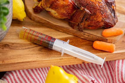 Chef Craft Select Plastic with Stainless Steel Needle Marinade Injector, 5 inch in length 1 ounce capacity+ Clear