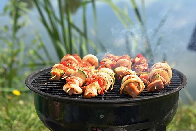 Bamboo Charcoal Grill Cubes, 28 pcs – 100% Natural, Eco-Friendly BBQ Fuel, High Heat (700℃) & Long Burn (5h)_2.2 lbs/1 kg Pack