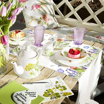 Paper Placemats Disposable 50 Pack Lavender Tulip Placemats 16x 11 Inch Summer Seasonal Rustic Vintage Paper Table Mats for Holiday Home Dining Party Table Decoration