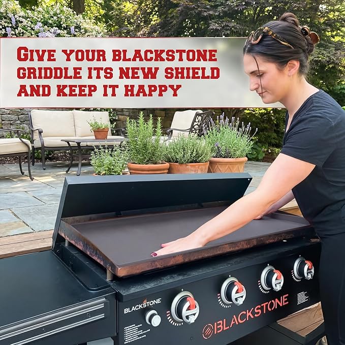 Kitchen perfection 17" Premium Silicone Griddle Cover Mat for Blackstone Griddle 17 Inch - Hermetic Protection from Rust & Debris All Year, Fits All Blackstone 17 Inch Models - Food Grade Silicone