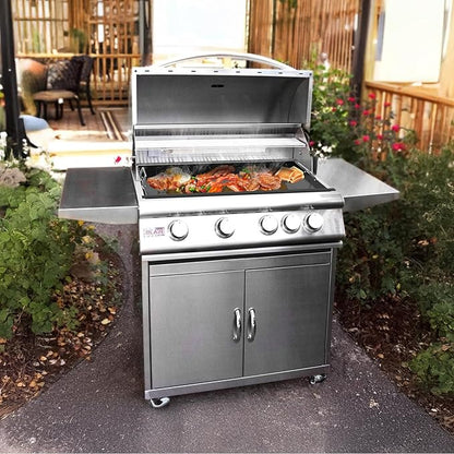 Full Size Griddle Insert for Blaze Grill 4/5 Burner Gas Grill, Non-stick Flat Top Griddle Plate Replacement for BLZ-4LTE BLZ-5 Summerset Sizzler 32"" & 40'', RCS RJC32A, 29''L x 17.9''W Carbon Steel