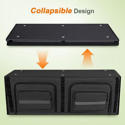36" RV Overhead Soft-Sided Storage Cabinet, RV Organizer Storage Cabinet Compatible with Mercedes-Benz Sprinter, Ford Transit & RAM Promaster Vans, Black