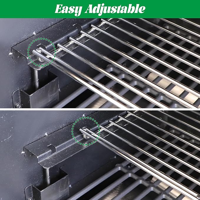Warming Rack for Pit Boss, Upper Cooking Grate for Pit Boss Austin XL Parts Pitboss 1000 Series Holding Top Rack Pro Sportsman Traditions Wood Pellet Smoker Grill Replacement 32421 PB1000XL-018-R00